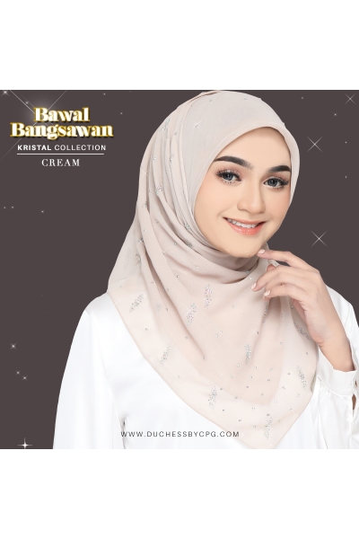 BAWAL BANGSAWAN KRISTAL - CREAM
